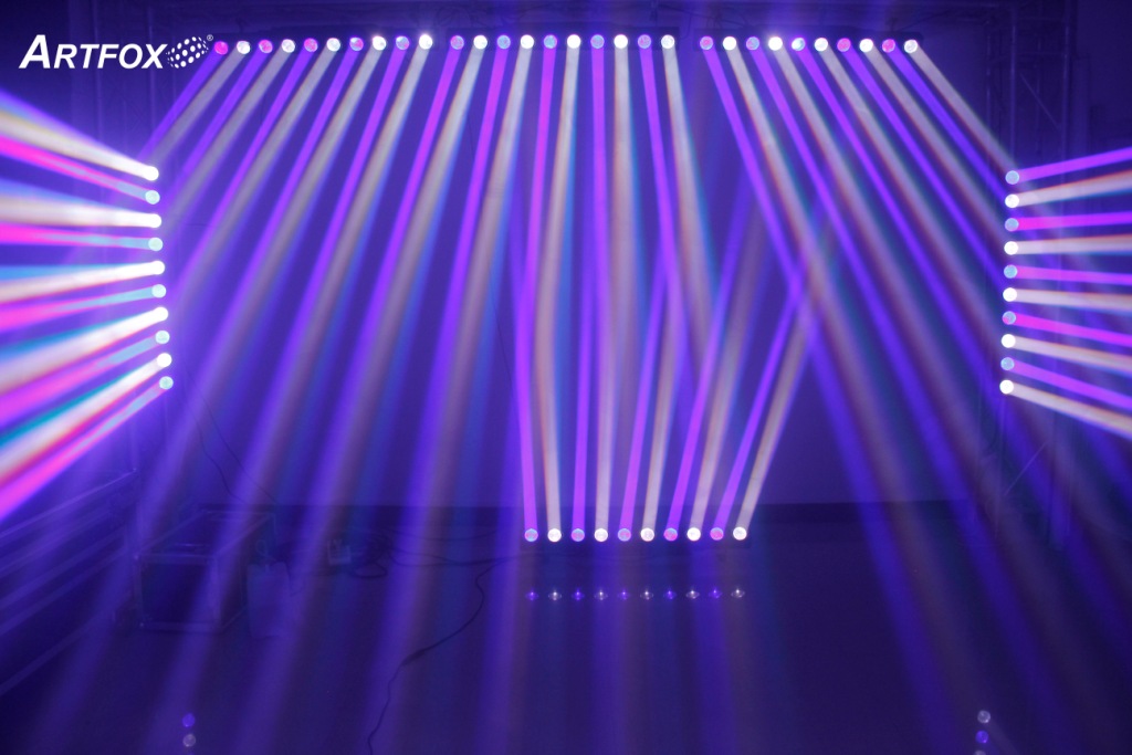 Led Effect Light:10x30w RGBW LEDs, 1.5° beam angle